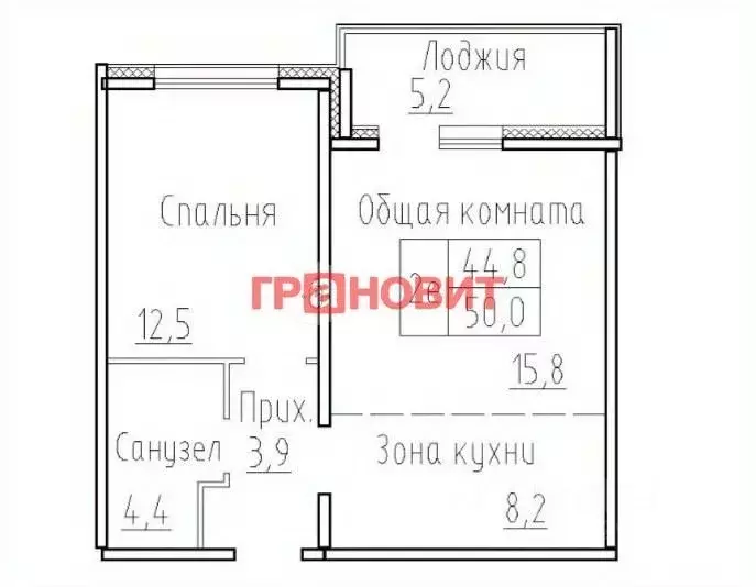 2-к кв. Новосибирская область, Новосибирский район, Мичуринский ... - Фото 1
