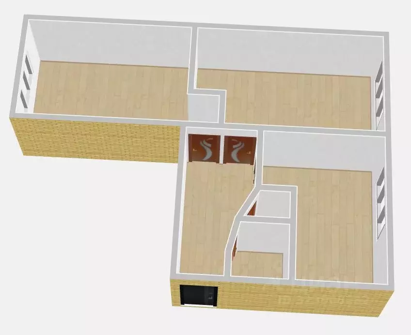 2-к кв. Санкт-Петербург Будапештская ул., 3К2 (56.0 м) - Фото 1