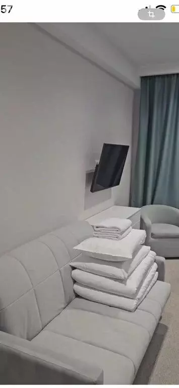 Квартира-студия: село Ольгинка, микрорайон Горизонт, 19 (30.5 м) - Фото 1