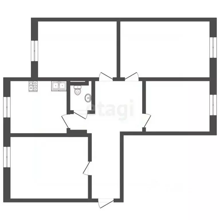 Офис в Тюменская область, Тобольск 9-й мкр, 27 (81 м) - Фото 2