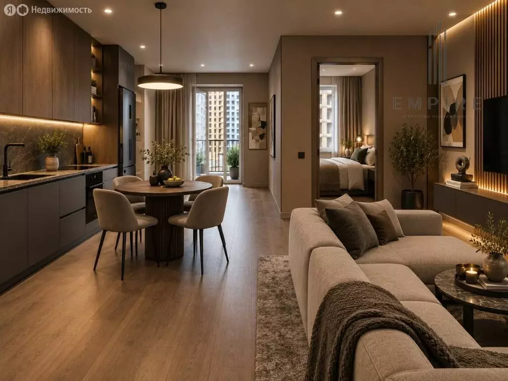 1-комнатная квартира: Грозный, проспект В.В. Путина, 14 (48 м) - Фото 2