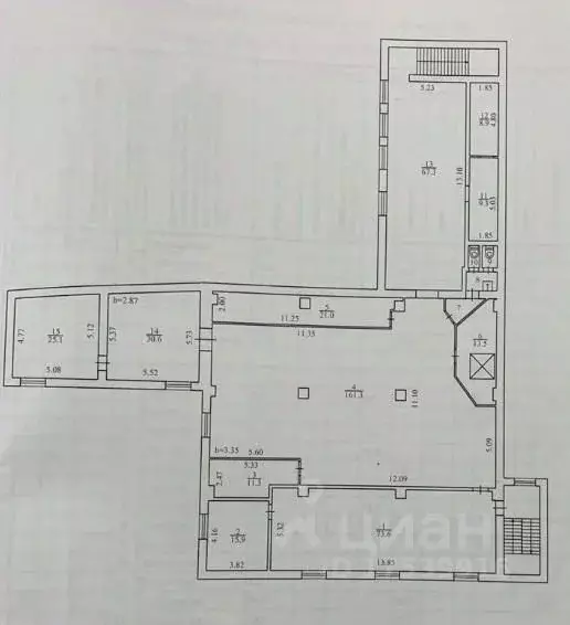 Торговая площадь в Калужская область, Калуга Театральная ул., 12с1 (90 ... - Фото 2