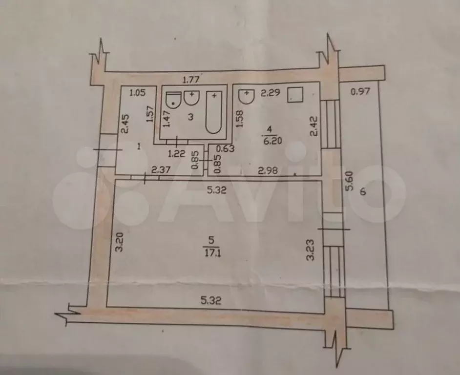 1-к. квартира, 30 м, 2/9 эт. - Фото 0
