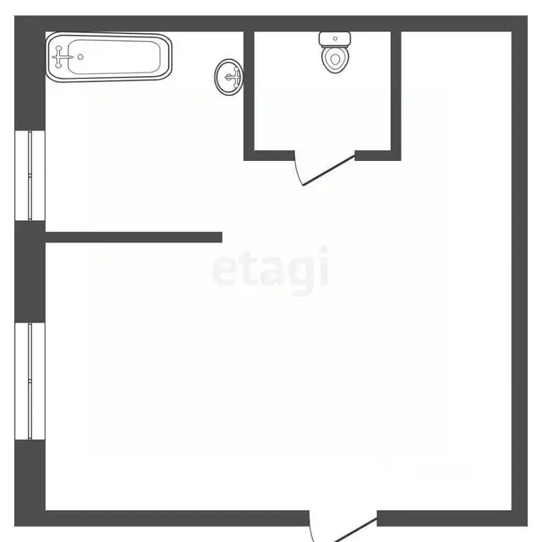 Студия Белгородская область, Белгород Молодежная ул. (20.0 м) - Фото 2