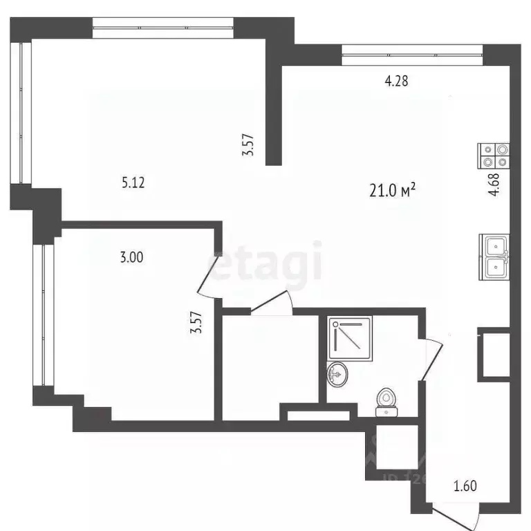 2-к кв. Москва Беломорская ул., 23к5 (54.0 м) - Фото 1