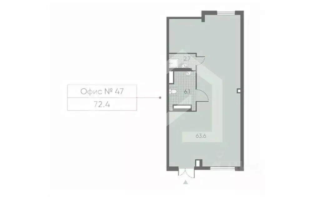 Помещение свободного назначения в Москва Производственная ул., 17 (72 ... - Фото 2