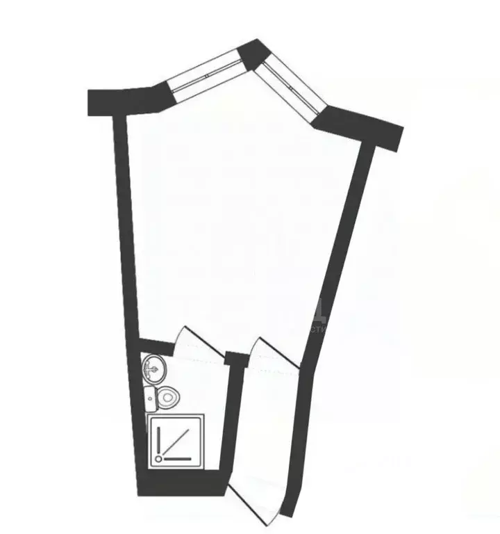 Студия Санкт-Петербург просп. Энергетиков, 24 (17.0 м) - Фото 2