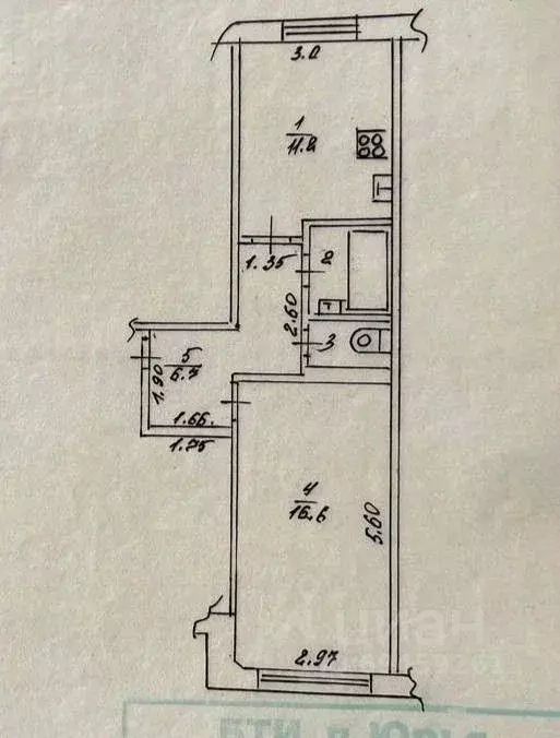 1-к кв. Кировская область, Юрьянский район, Мурыгино пгт Советская ул. ... - Фото 2