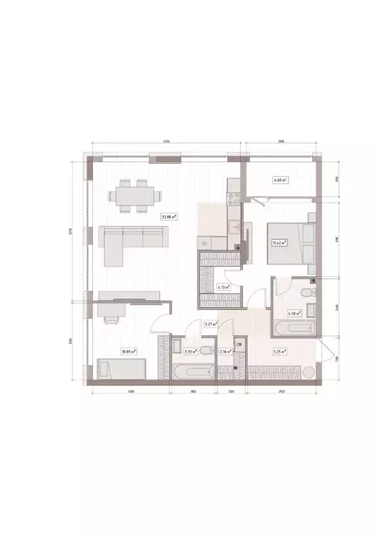 4-к кв. Кемеровская область, Кемерово Уютный Квартал жилой комплекс ... - Фото 1