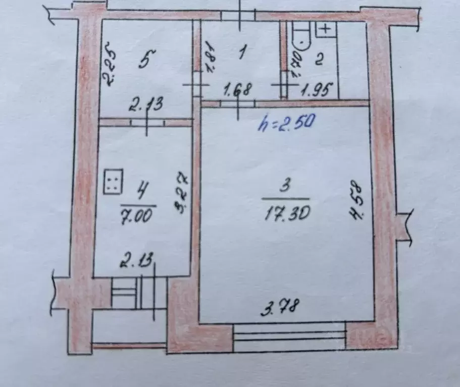 1-к кв. Чувашия, Чебоксары Хузангая ул., 34 (35.9 м) - Фото 1