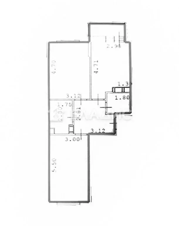 2-комнатная квартира: Люберцы, микрорайон Зенино ЖК Самолёт, улица ... - Фото 2