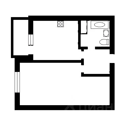 1-к кв. Санкт-Петербург 26-я Васильевского острова линия, 7 (39.4 м) - Фото 2