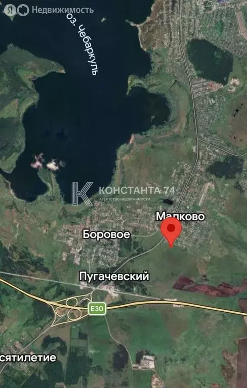 Участок в Челябинская область, Чебаркульский муниципальный округ, ... - Фото 2