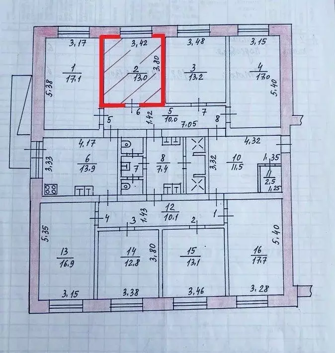 Комната Татарстан, Казань ул. Маршала Чуйкова, 27 (13.0 м) - Фото 1