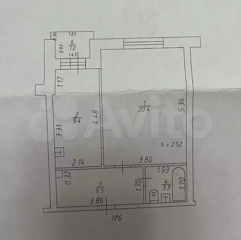 1-к. квартира, 39,9 м, 1/9 эт. - Фото 0