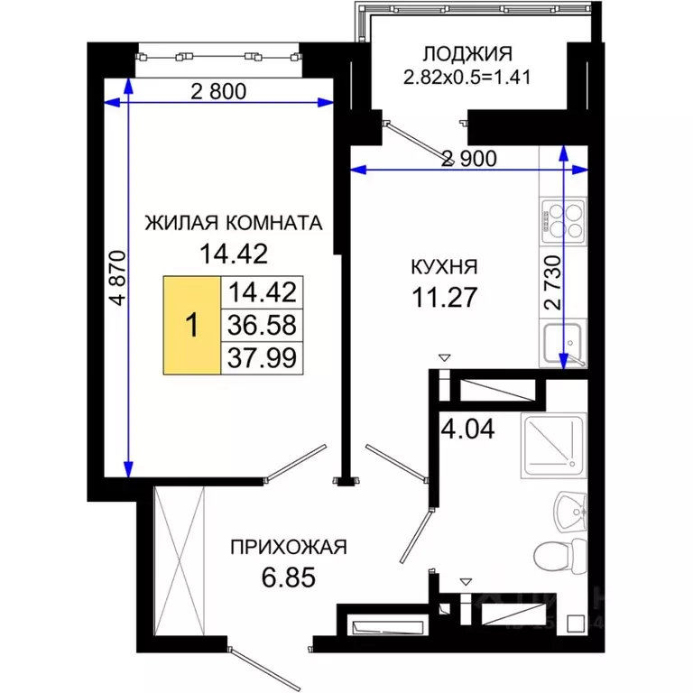 1-к кв. Ростовская область, Ростов-на-Дону Нефтекачка кв-л, Октябрь ... - Фото 0