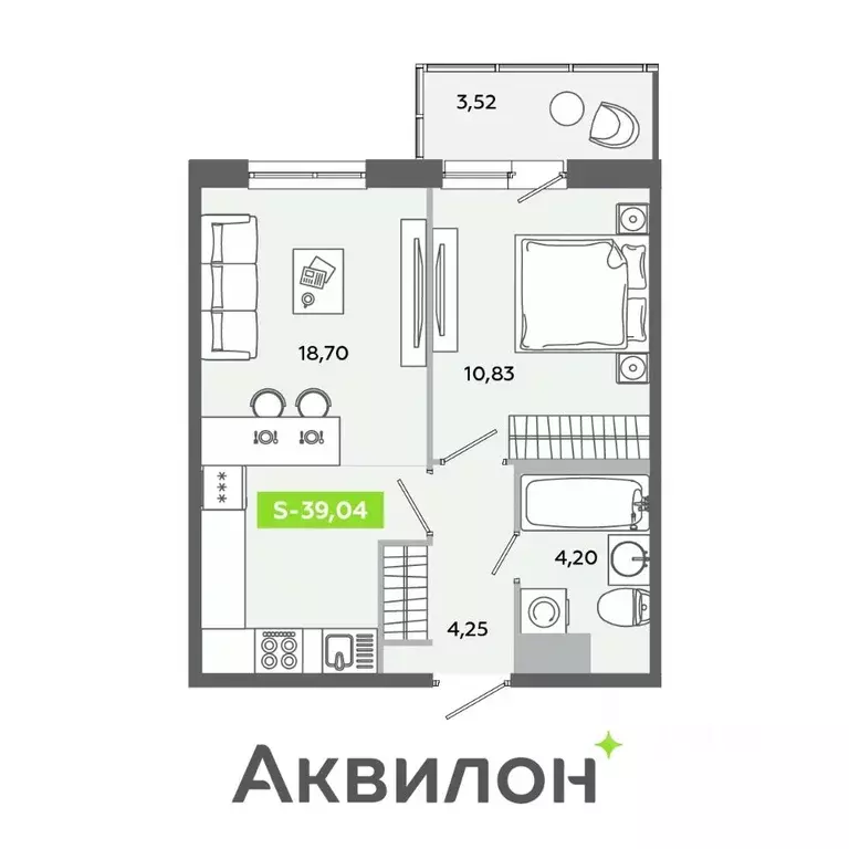 2-к кв. Ленинградская область, Всеволожский район, Заневское городское ... - Фото 0
