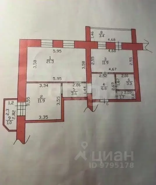 2-к кв. Татарстан, Казань ул. Журналистов, 30 (60.5 м) - Фото 2