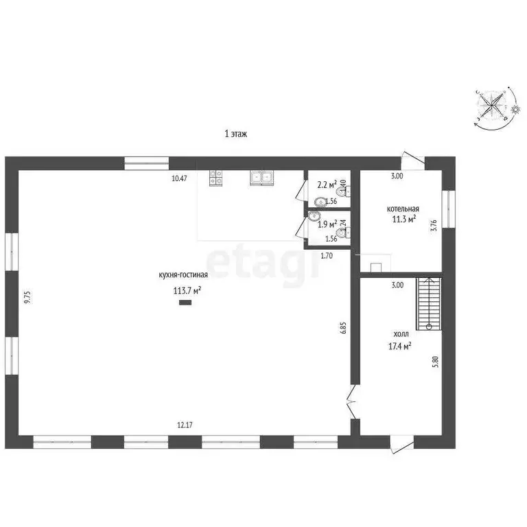 Помещение свободного назначения (293.9 м) - Фото 1