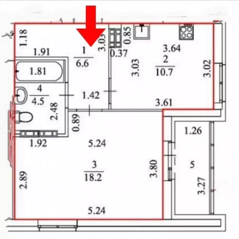 1-к кв. Свердловская область, Екатеринбург пер. Шаронова, 31 (40.0 м) - Фото 1