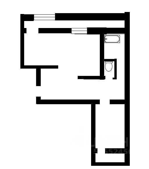 2-к кв. Татарстан, Казань ул. Космонавтов, 61В (50.0 м) - Фото 2