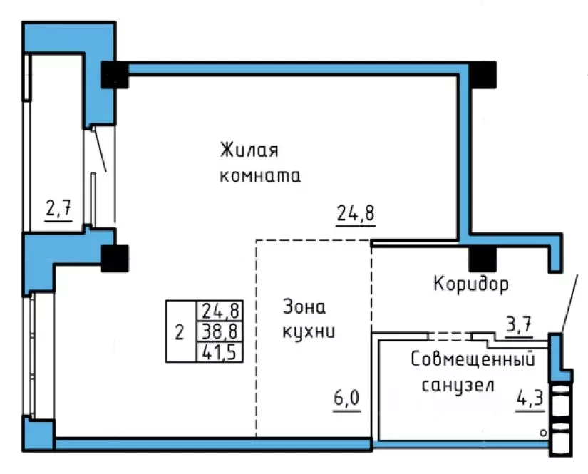 1-к кв. Хакасия, Абакан Колхозная ул., 43 (40.2 м) - Фото 0