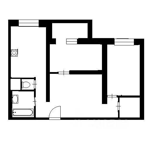 3-к кв. Нижегородская область, Нижний Новгород пос. Мостоотряд, 27 ... - Фото 1