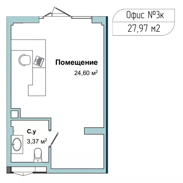 Помещение свободного назначения (27.9 м) - Фото 2