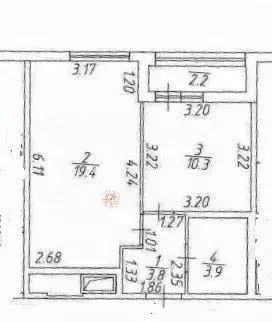 1-к кв. Санкт-Петербург просп. Крузенштерна, 4 (33.2 м) - Фото 2