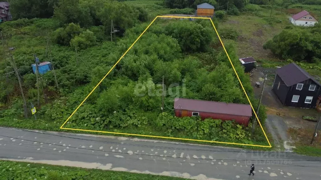 Участок в Сахалинская область, Южно-Сахалинск городской округ, с. ... - Фото 1