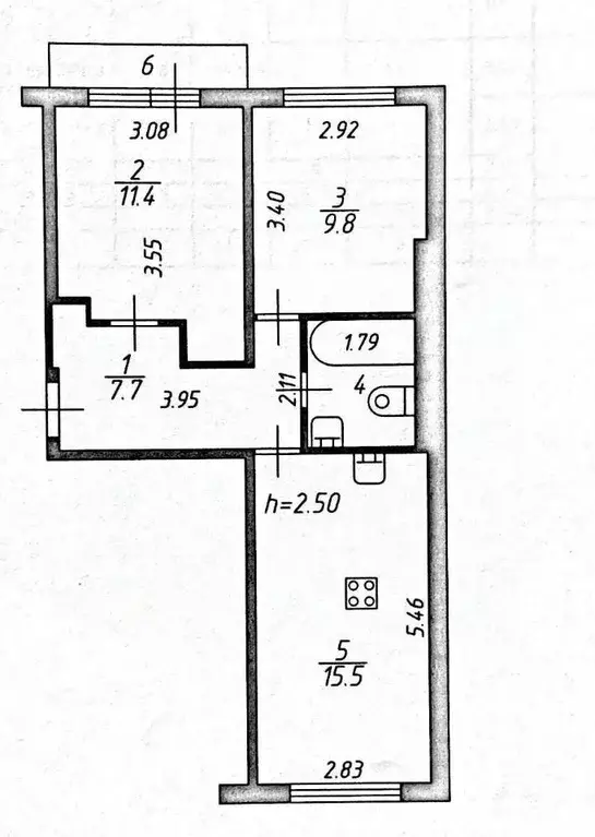 2-к кв. Московская область, Пушкинский городской округ, д. ... - Фото 2