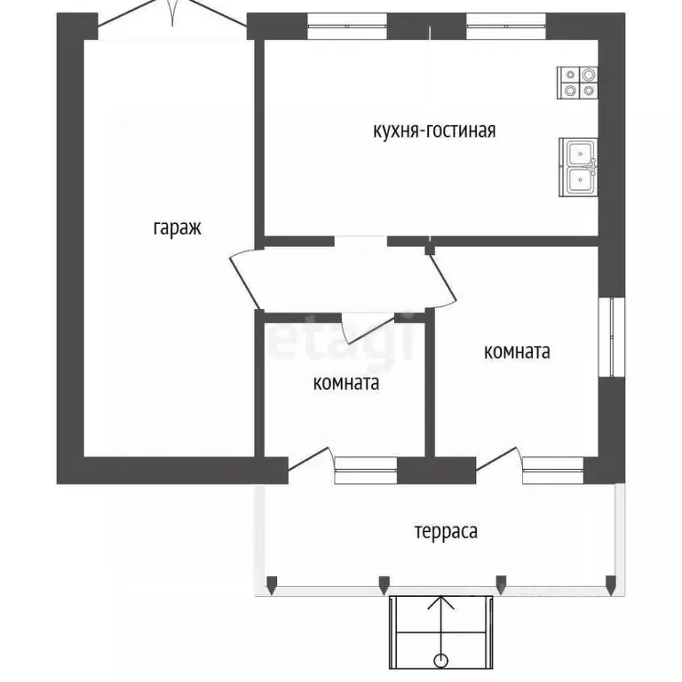 Дом в Владимирская область, Муром Приокская ул., 119 (48 м) - Фото 0