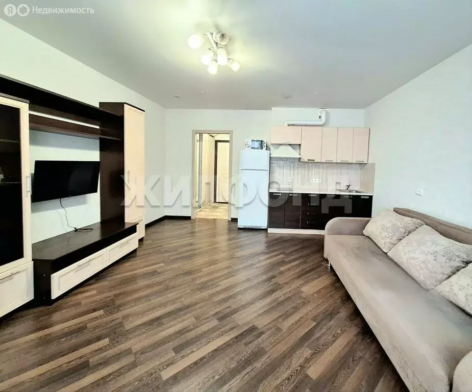 Квартира-студия: Новосибирск, Железнодорожный район, Железнодорожная ... - Фото 1