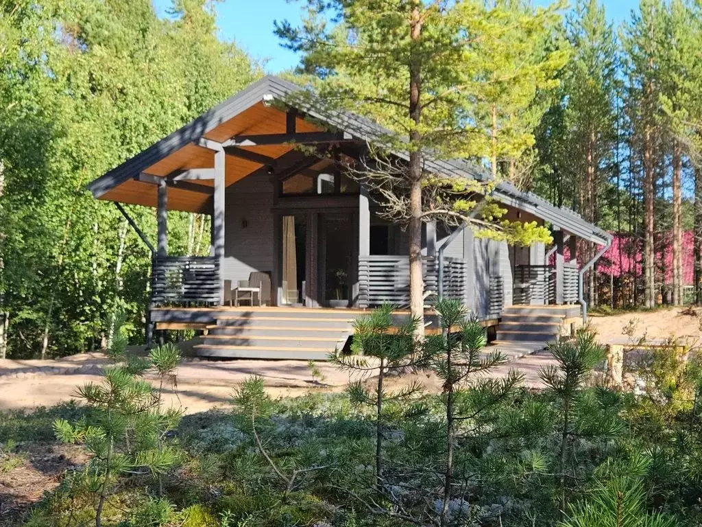 Дом в Карелия, Олонецкий район, Видлицкое с/пос, пос. Устье Видлицы ... - Фото 0