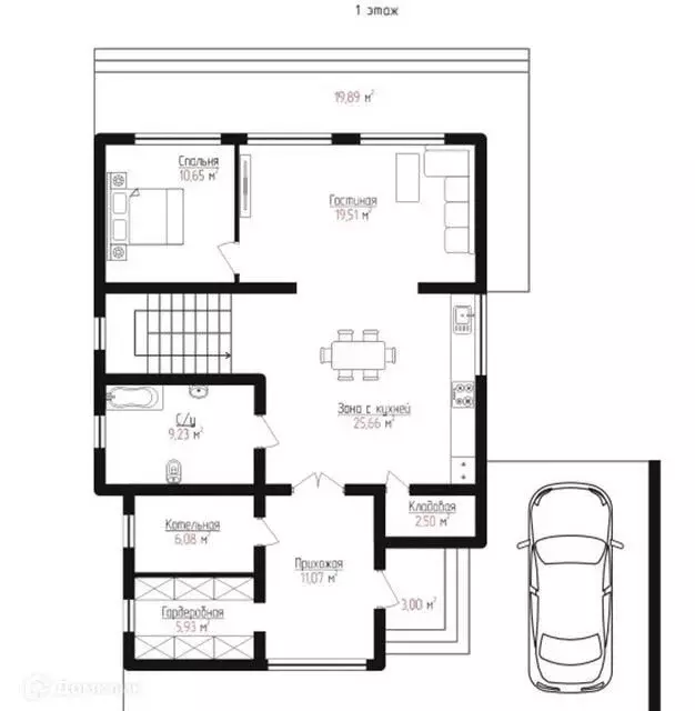 Дом в Тахтамукайский район, аул Козет (263 м) - Фото 2