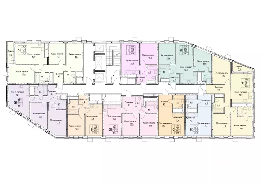 1-к кв. Московская область, Мытищи ул. Академика Каргина, 26А (28.5 м) - Фото 1