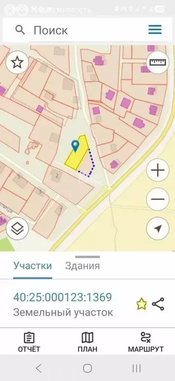 Участок в городской округ Калуга, деревня Карачево (7.82 м) - Фото 1