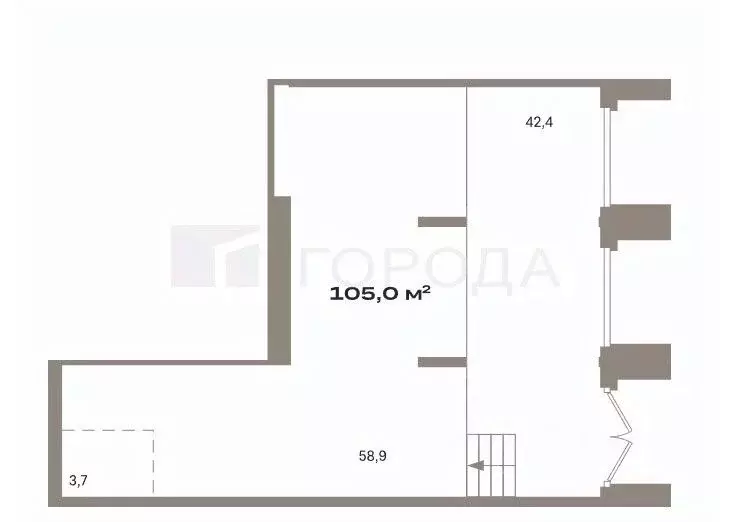 Офис в Новосибирская область, Новосибирск Большевистская ул., с48 (105 ... - Фото 1