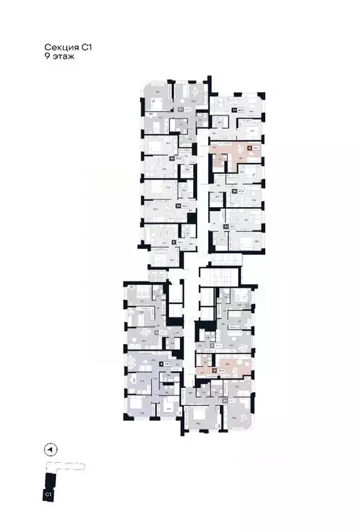 Студия Москва Лодочная ул., 27К2 (28.4 м) - Фото 0