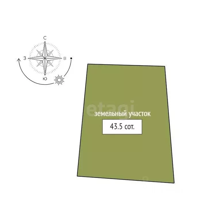 Участок в Красноярский край, Красноярск  (43.5 сот.) - Фото 2