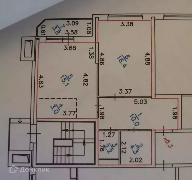 Продаётся 1-к квартира, 51 м - Фото 1