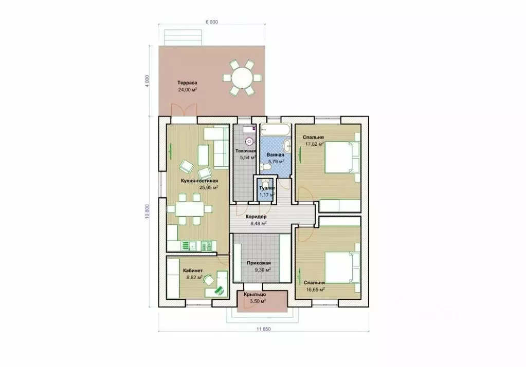 Дом в Московская область, Домодедово Акварель кп, 17 (120 м) - Фото 1
