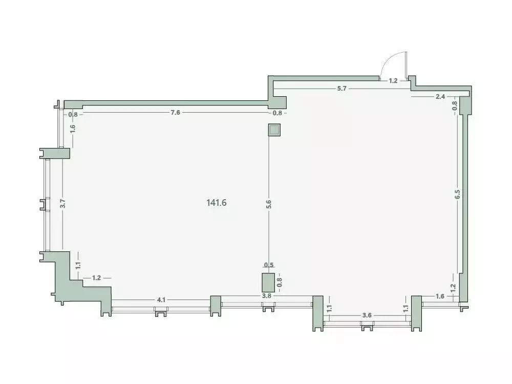 Офис (141.6 м) - Фото 1
