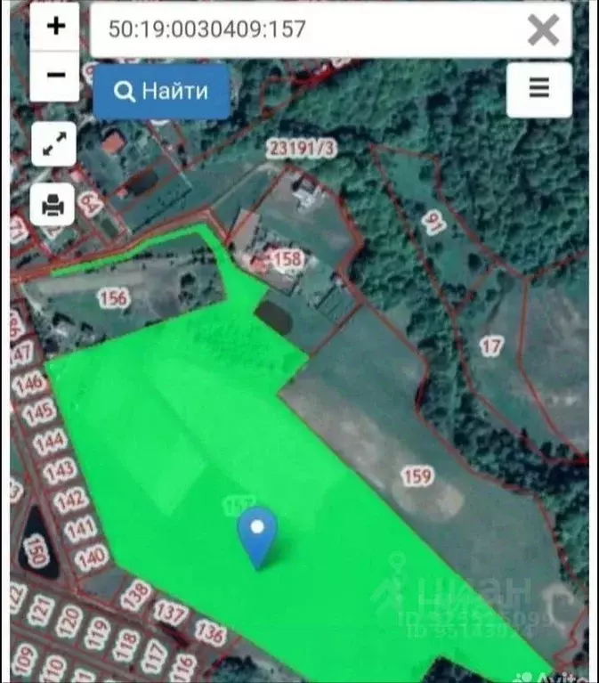 Участок в Московская область, Рузский муниципальный округ, д. Федчино ... - Фото 1