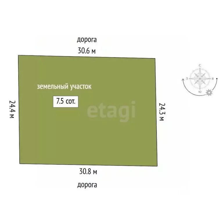 Участок в Тюменская область, Тюменский муниципальный округ, д. Ушакова ... - Фото 2