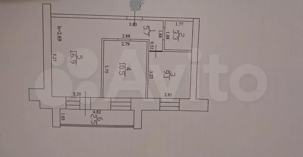 2-к. квартира, 48 м, 2/10 эт. - Фото 0