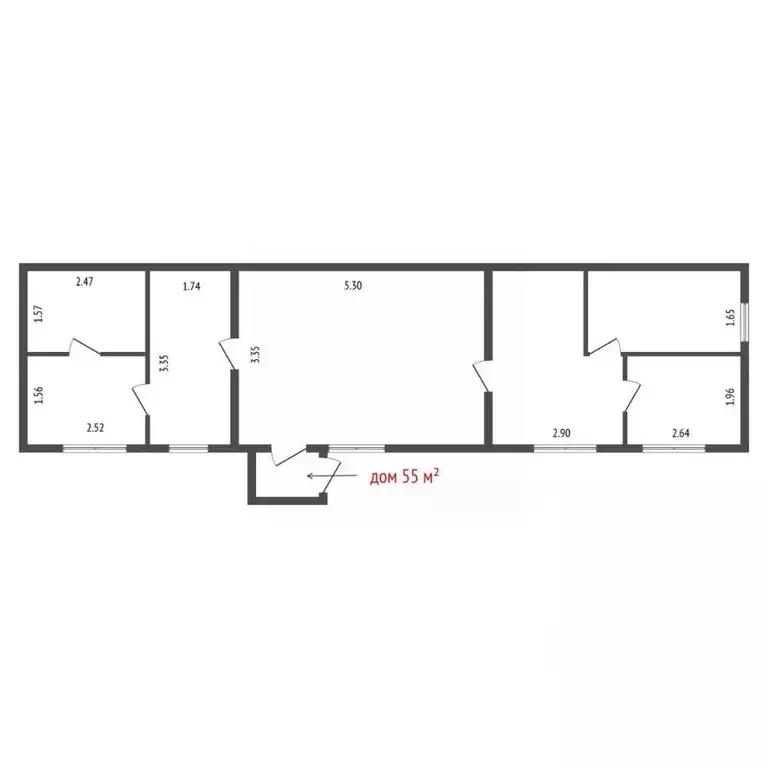Дом в Свердловская область, Дегтярск Зеленая ул., 39 (55 м) - Фото 2
