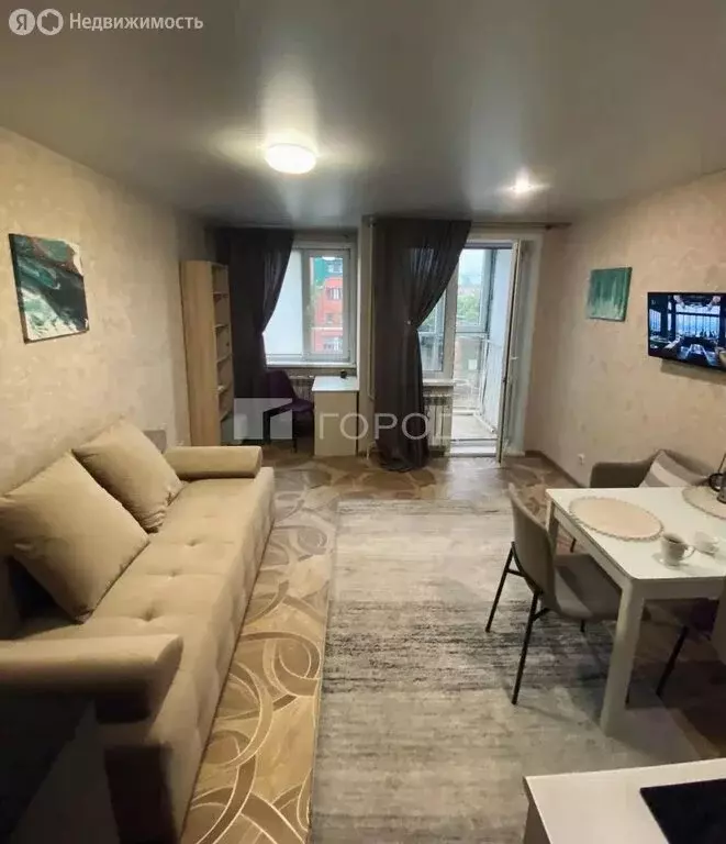 Квартира-студия: Барнаул, улица Никитина, 107 (30 м) - Фото 1
