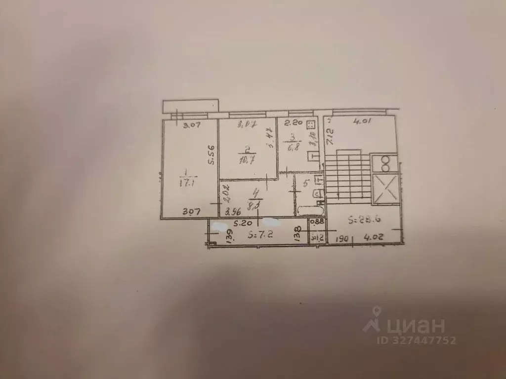 2-к кв. Московская область, Подольск ул. Свердлова, 54 (47.2 м) - Фото 2