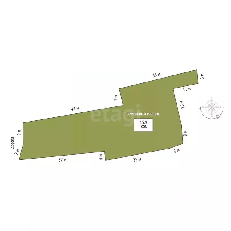 Участок в Тюменская область, Тюменский муниципальный округ, с. Луговое ... - Фото 1